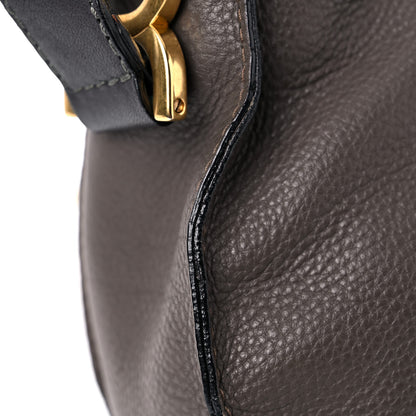 Chloe Calfskin Medium Marcie Round Zip Crossbody Ash 14 of 20