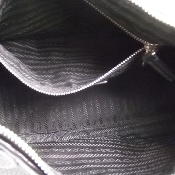 Prada Vitello Daino Shoulder Bag Black 8 of 8