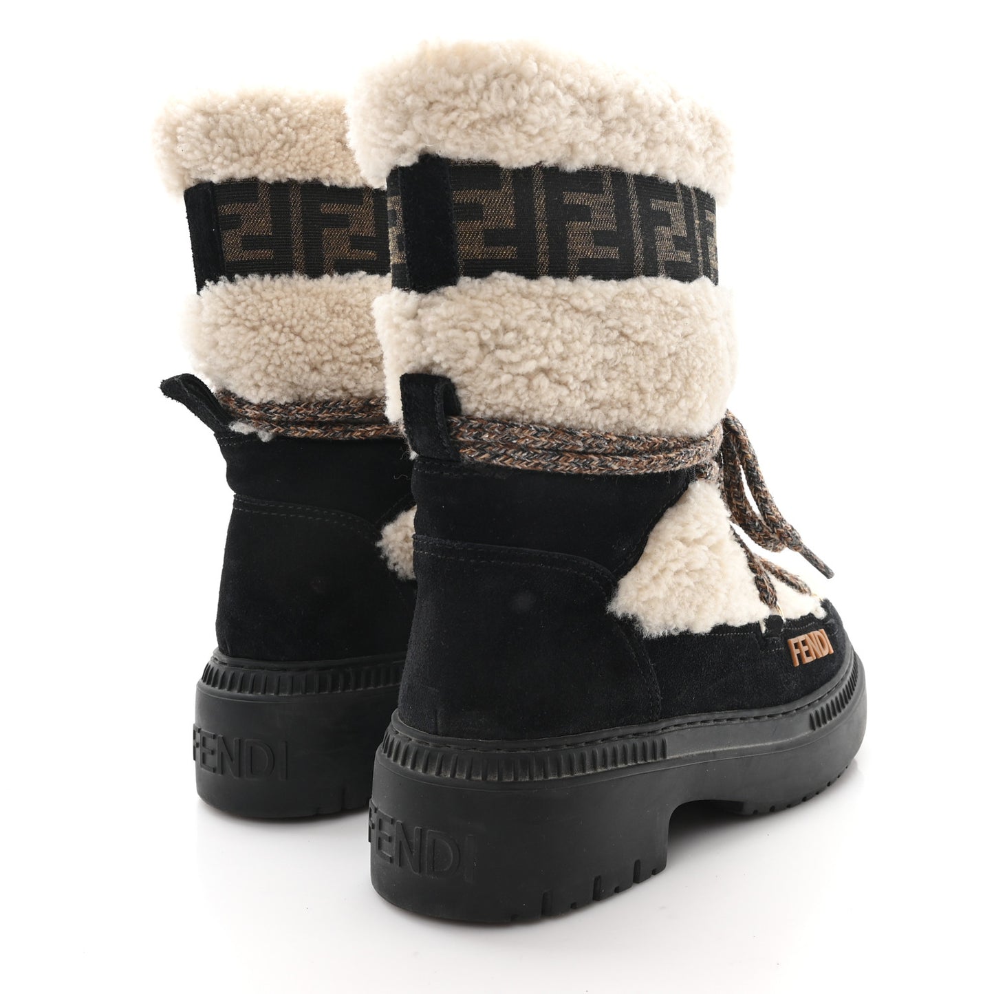 Sheepskin Suede Apres Chic Boots 38 Black