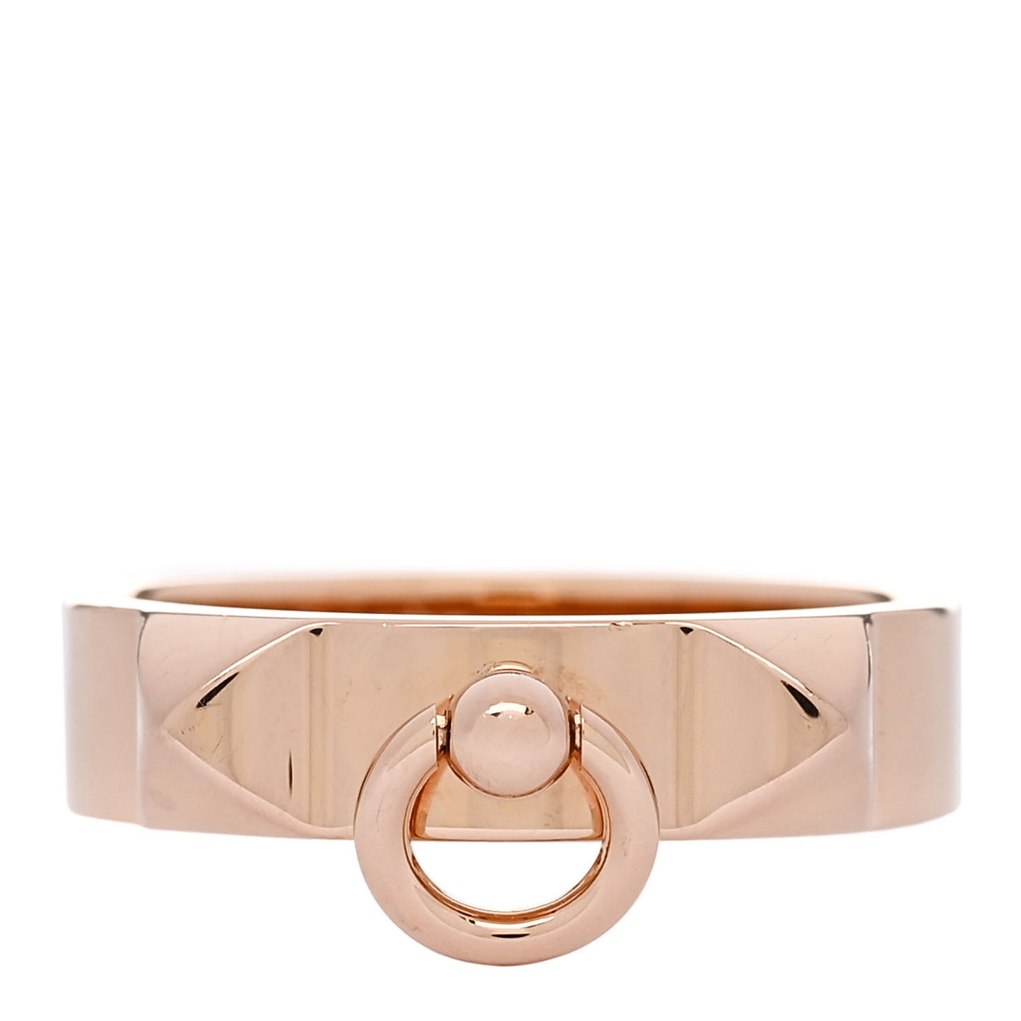 18K Rose Gold PM Collier De Chien Ring 56 7.75