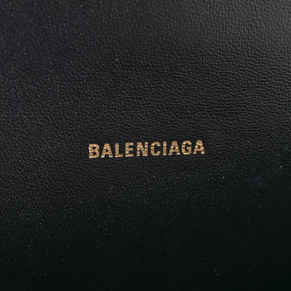 Balenciaga Shiny Box Calfskin Hourglass Top Handle Bag XS Black 6 of 11