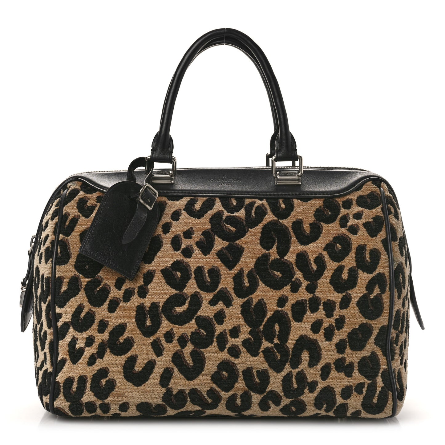 Jacquard Velvet Leopard Print Stephen Sprouse Speedy