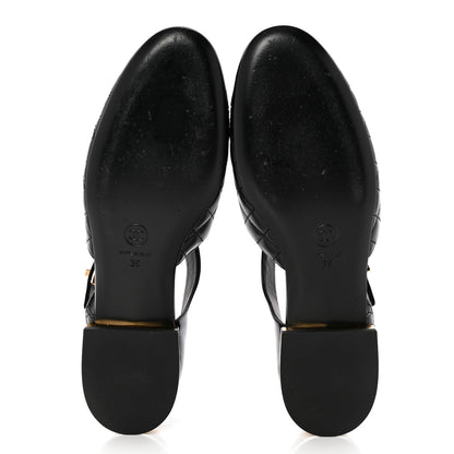 Chanel Patent Lambskin Quilted Cap Toe Ballerina Flats 39 Black 5 of 11