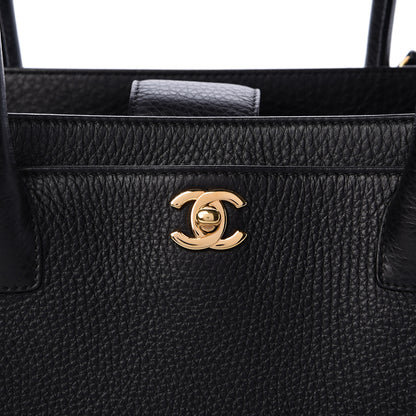 Chanel Calfskin Cerf Executive Shopper Tote Black 9 of 11