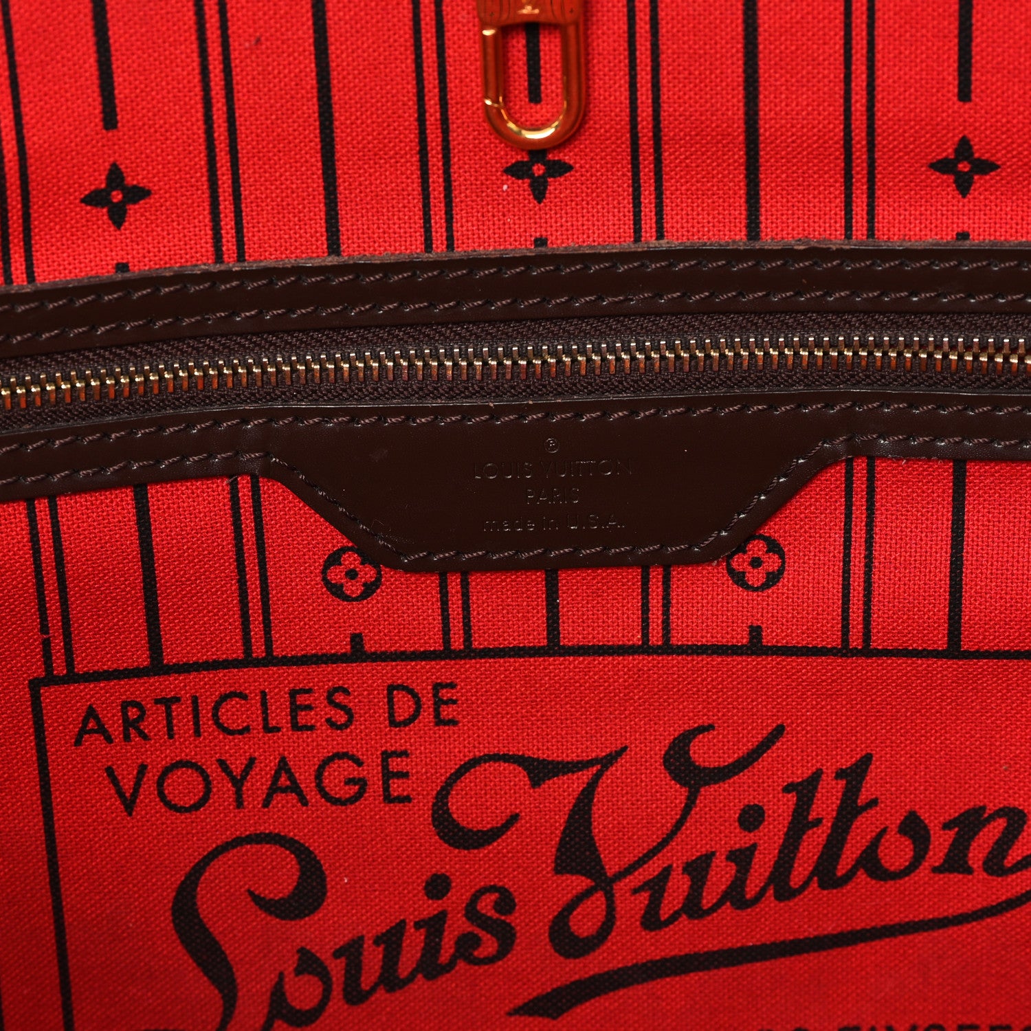 Louis Vuitton Damier Ebene Neverfull MM 6 of 12