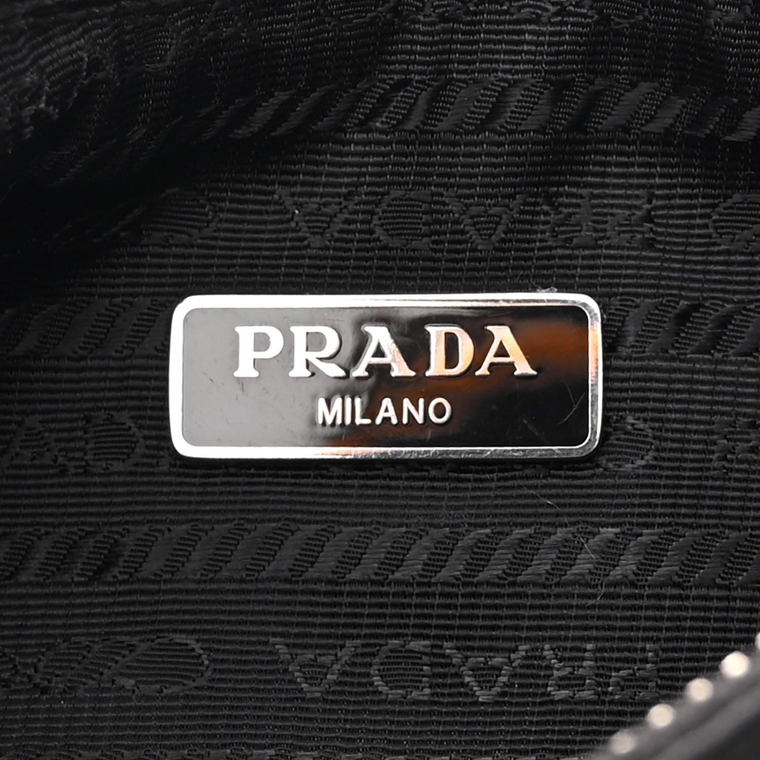Prada Tessuto Nylon Saffiano Mini Re-Edition 2005 Bag Black 6 of 11
