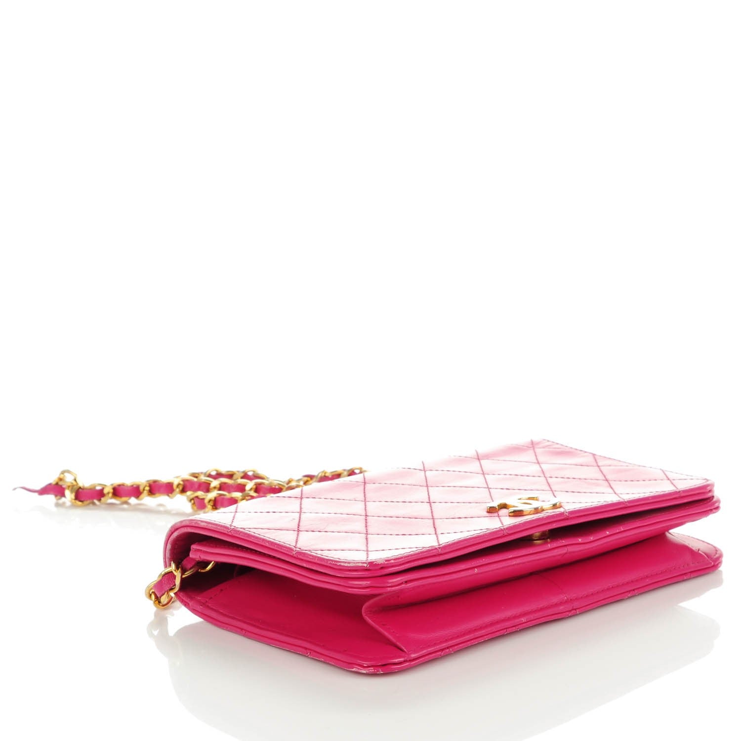 Chanel Lambskin Quilted Small Evening Flap Pink 5 of 10