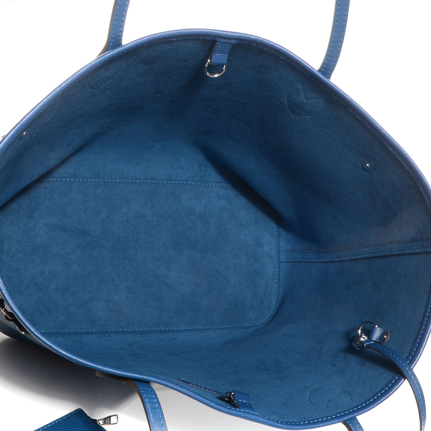 Louis Vuitton Epi Neverfull MM Indigo 6 of 8