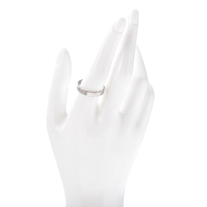 Cartier 18K White Gold 4mm LOVE Wedding Band Ring 60 9 2 of 4