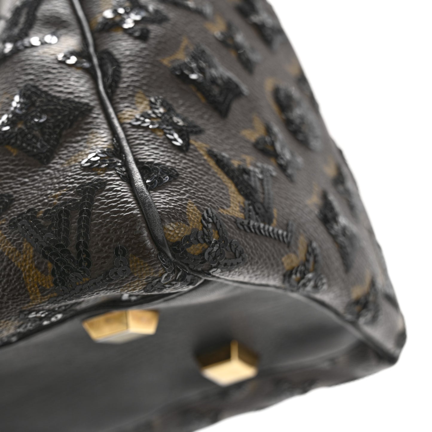 Monogram Sequins Eclipse Speedy 28 Black