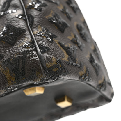 Louis Vuitton Monogram Sequins Eclipse Speedy 28 Black 14 of 18