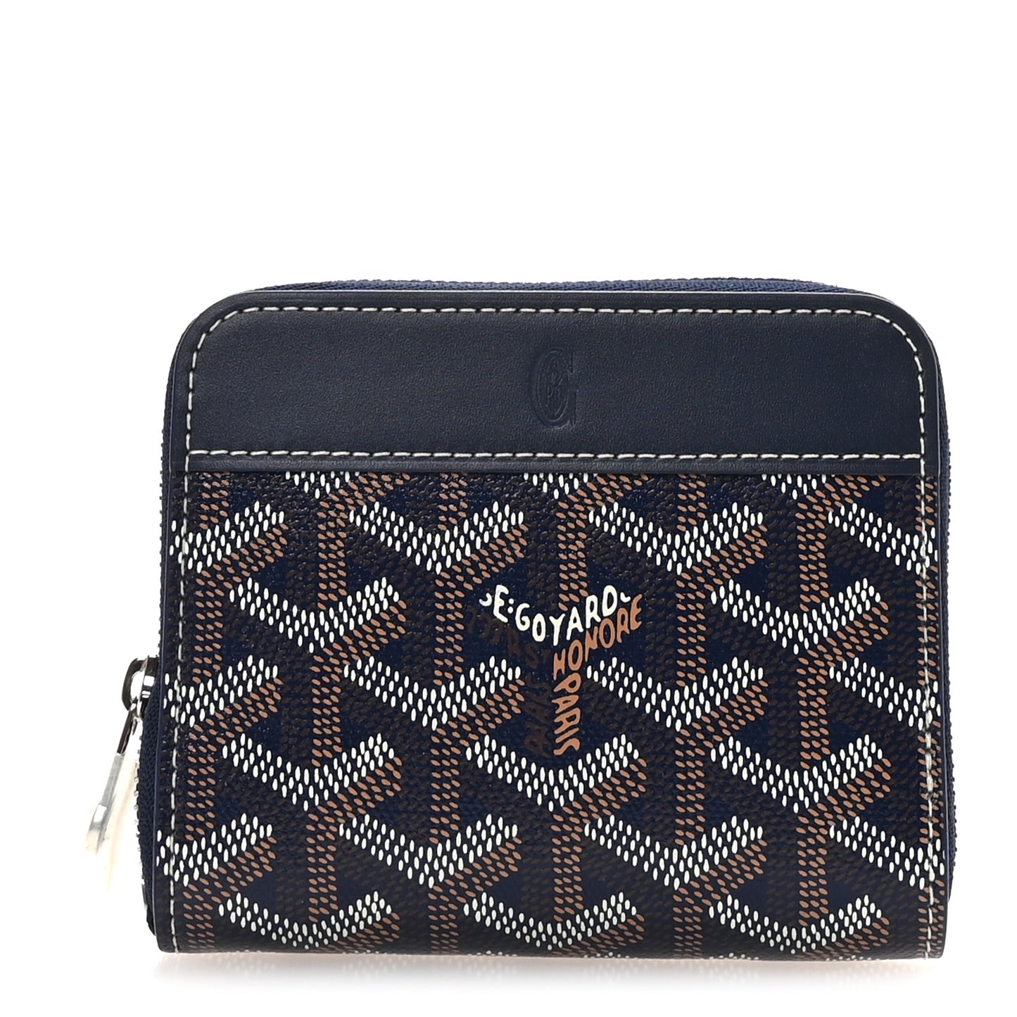 Goyardine Matignon PM Wallet Navy