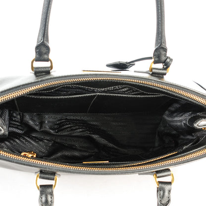 Prada Saffiano Large Galleria Double Zip Tote Black 5 of 8