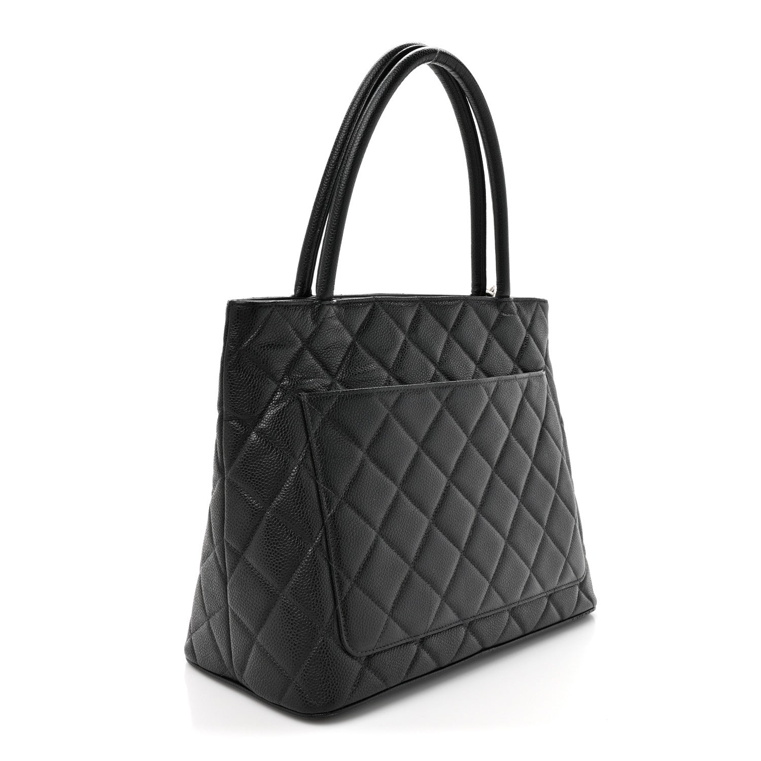 Chanel Caviar Quilted Medallion Tote Black 3 of 12