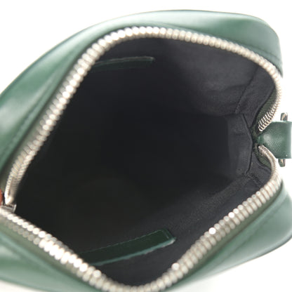 Christian Dior Calfskin Oblique Galaxy Perforated World Tour Messenger Pouch Green White 5 of 9