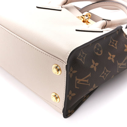 Louis Vuitton Calfskin Monogram On My Side PM Greige 11 of 11