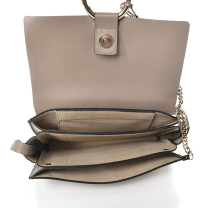 Chloe Suede Calfskin Small Faye Shoulder Bag Motty Grey 5 of 13