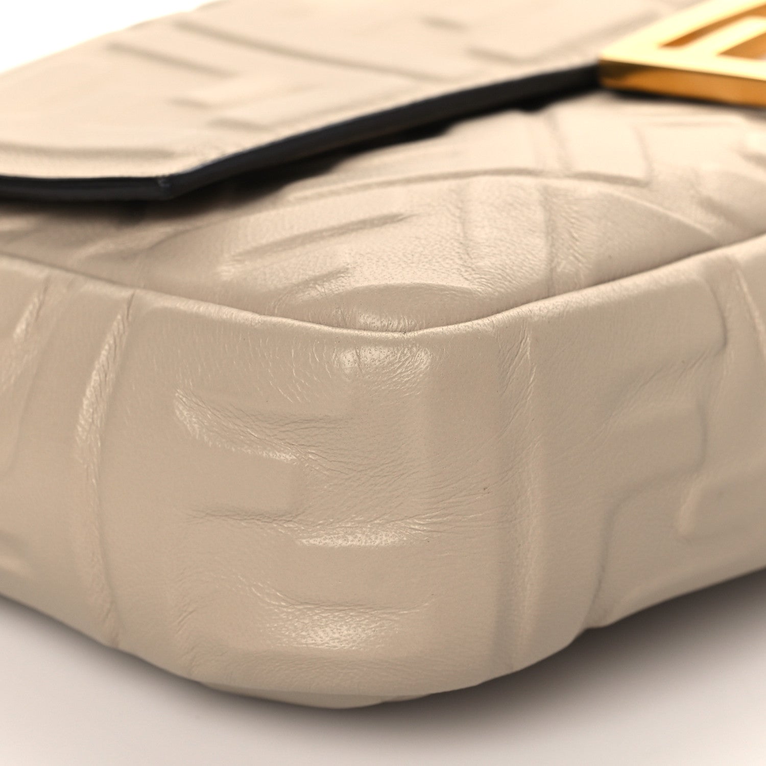Fendi Nappa FF 1974 Embossed Baguette Nuvola 6 of 8
