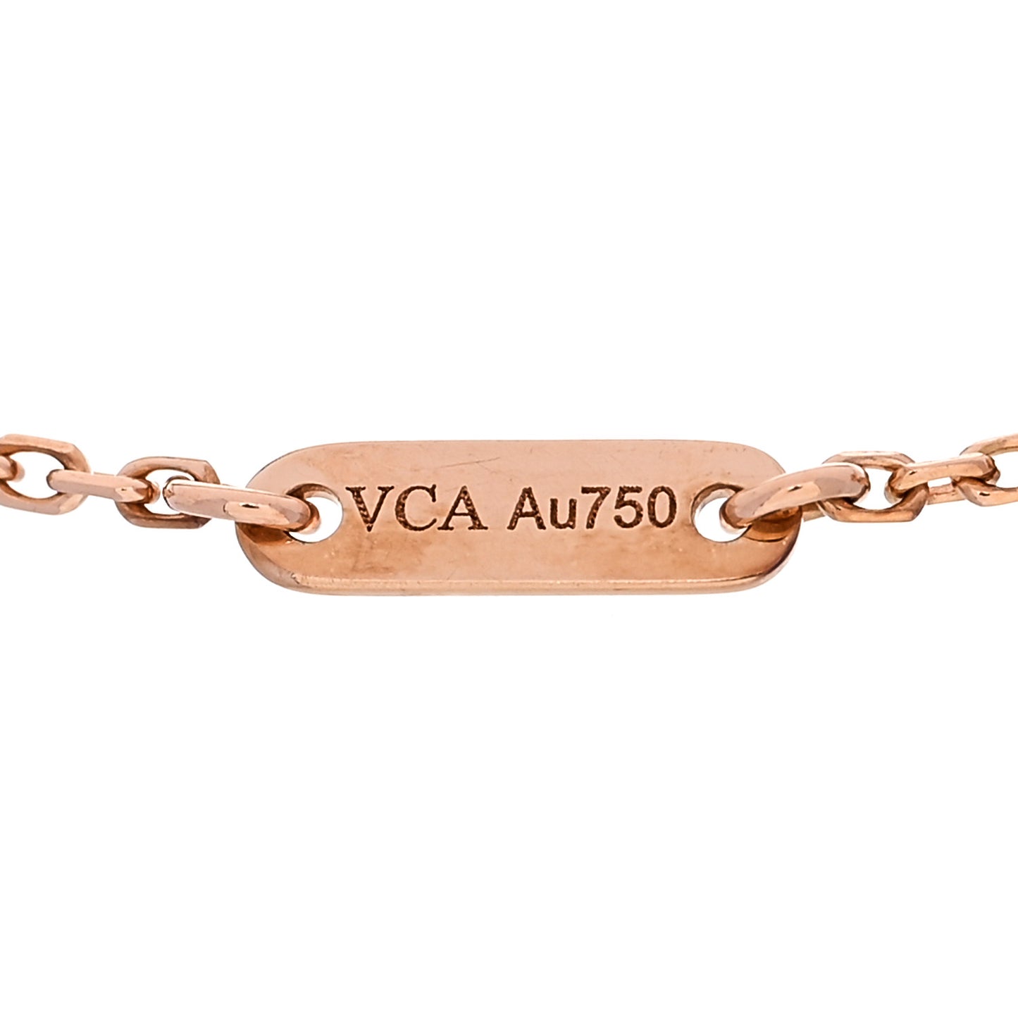 18K Rose Gold Carnelian Sweet Alhambra Bracelet