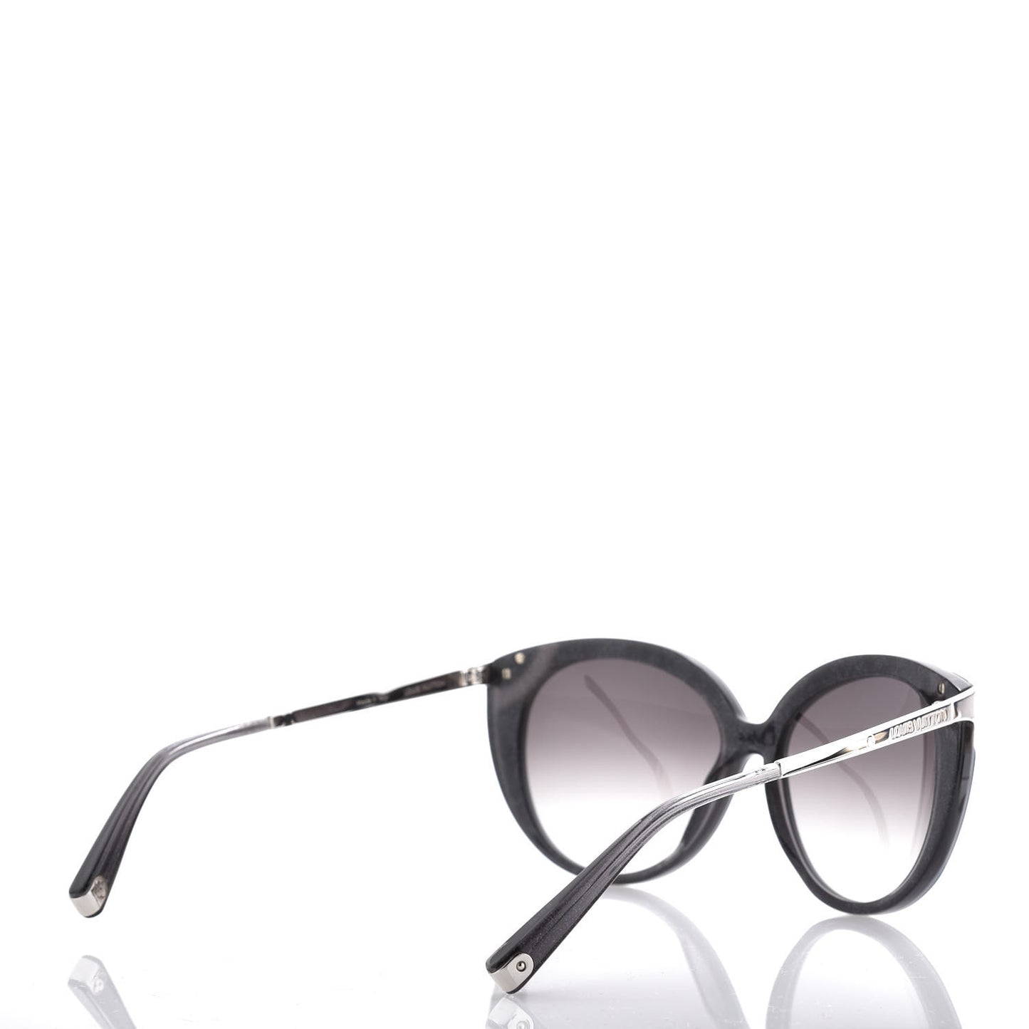 Amber Cat Eye Sunglasses Z0778W Black