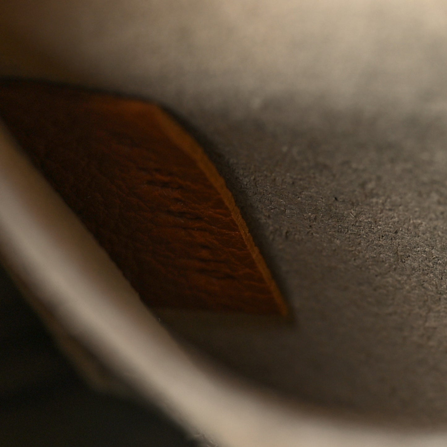 Grained Lambskin Mini Drew Shoulder Bag Caramel