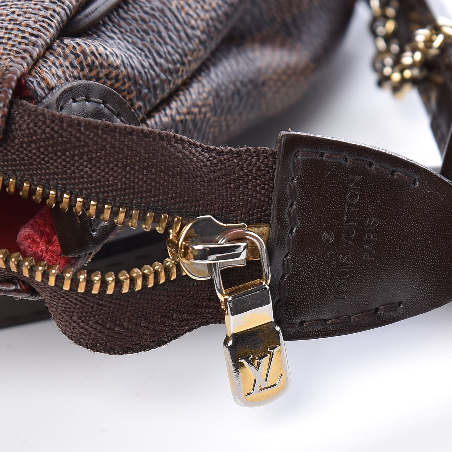 Louis Vuitton Damier Ebene Eva Clutch 9 of 13