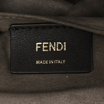 Fendi Glazed Fabric Vitello Century FF 1974 Stamp Patch Mini Double F Crossbody Bag Mogano Panna Fragola 6 of 10