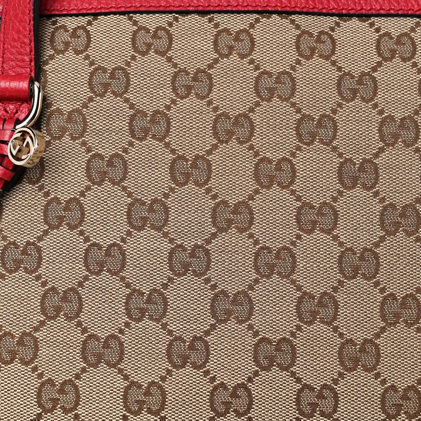 Monogram Medium Bree Shoulder Bag Red