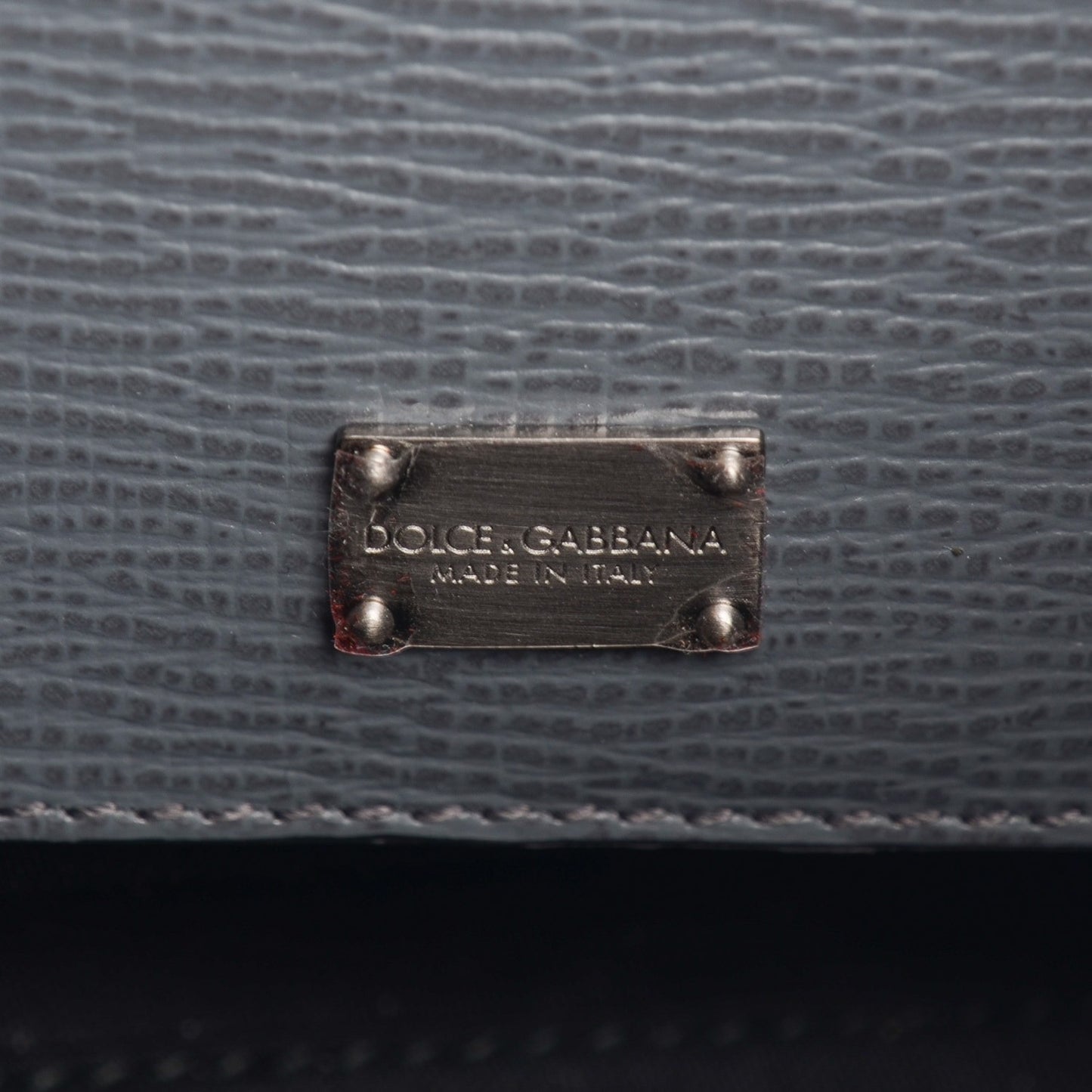 Calfskin Studded Monica Lock Crossbody Light Grey