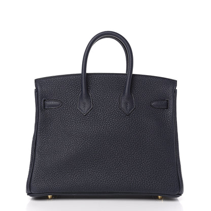 Hermes Togo Birkin 25 Bleu Nuit 2 of 27