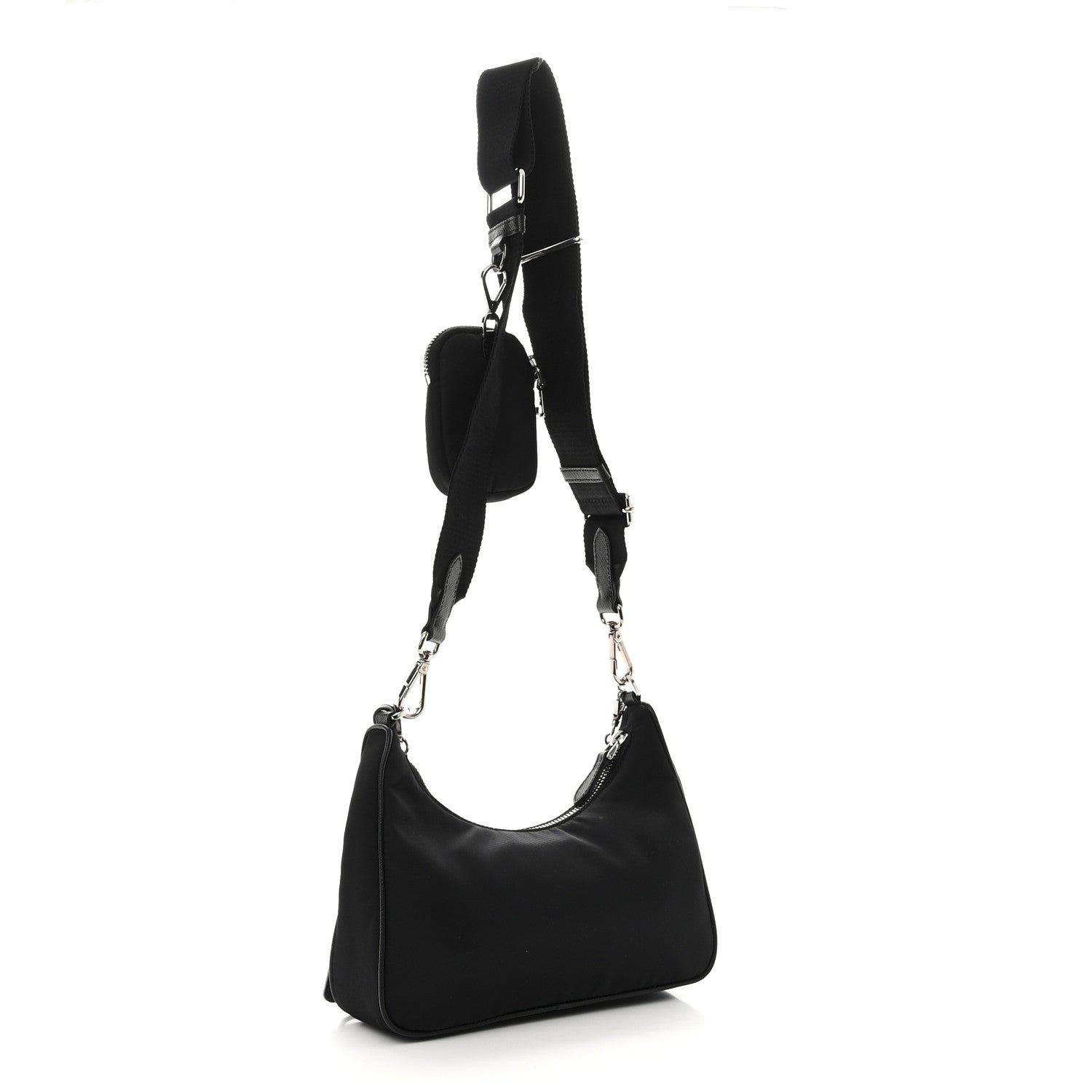 Prada Nylon Re-Edition 2005 Shoulder Bag Black 2 of 11