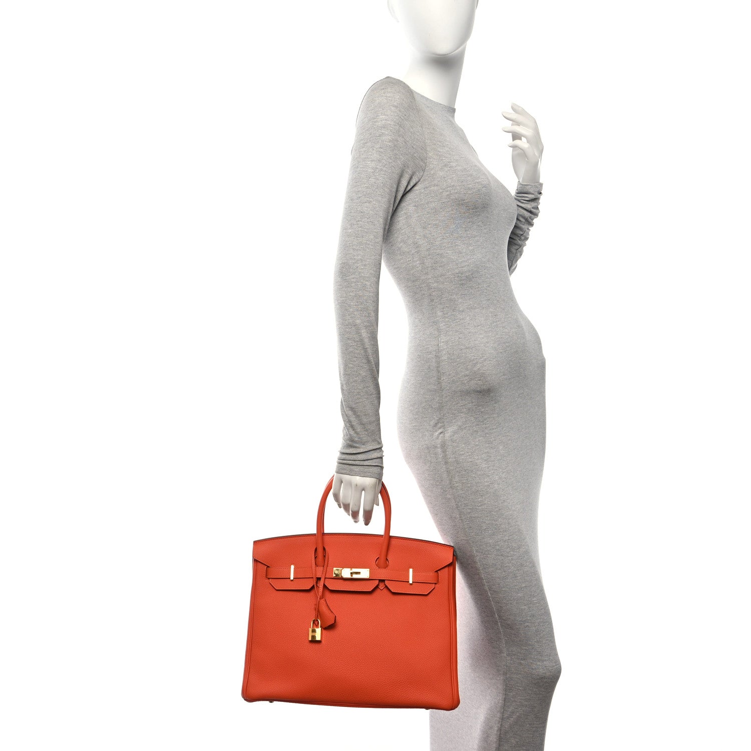 Hermes Togo BIRKIN 35 Feu 2 of 11