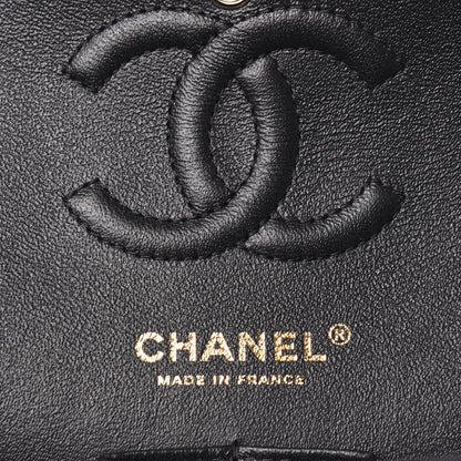 Chanel Caviar Chevron Quilted Small Double Flap Black 7 of 11