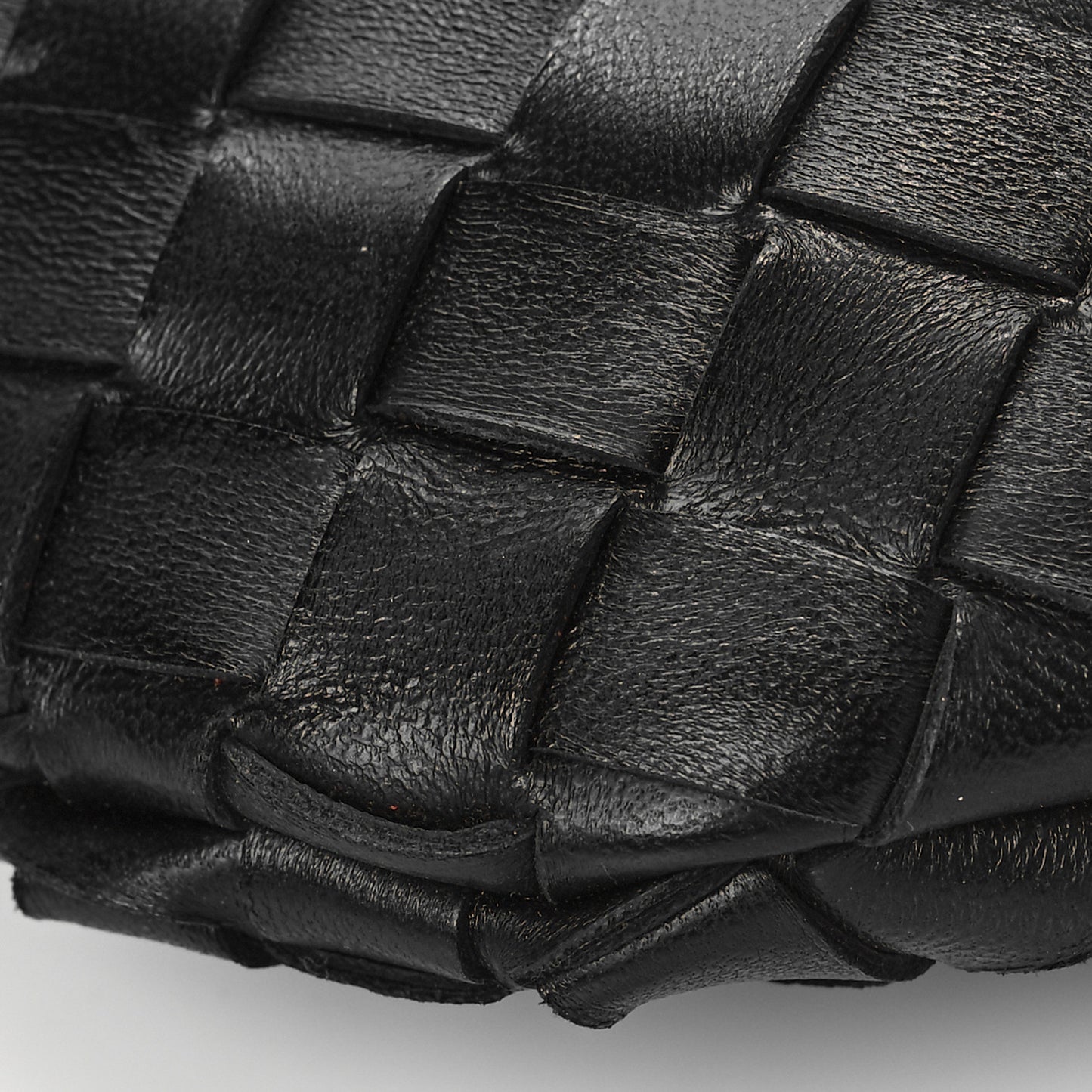 Nappa Intrecciato Mini Sardine Bag Black
