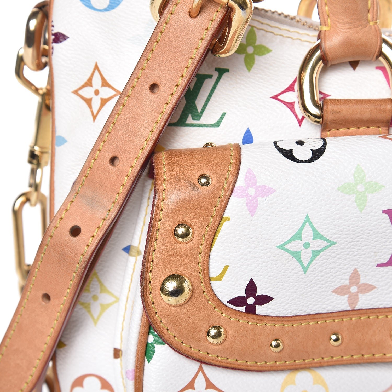 Louis Vuitton Monogram Multicolor Rita White 12 of 19