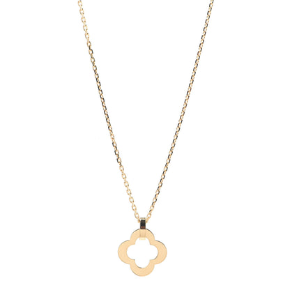 Van Cleef & Arpels 18K Yellow Gold Byzantine Alhambra Pendant Necklace 1 of 7