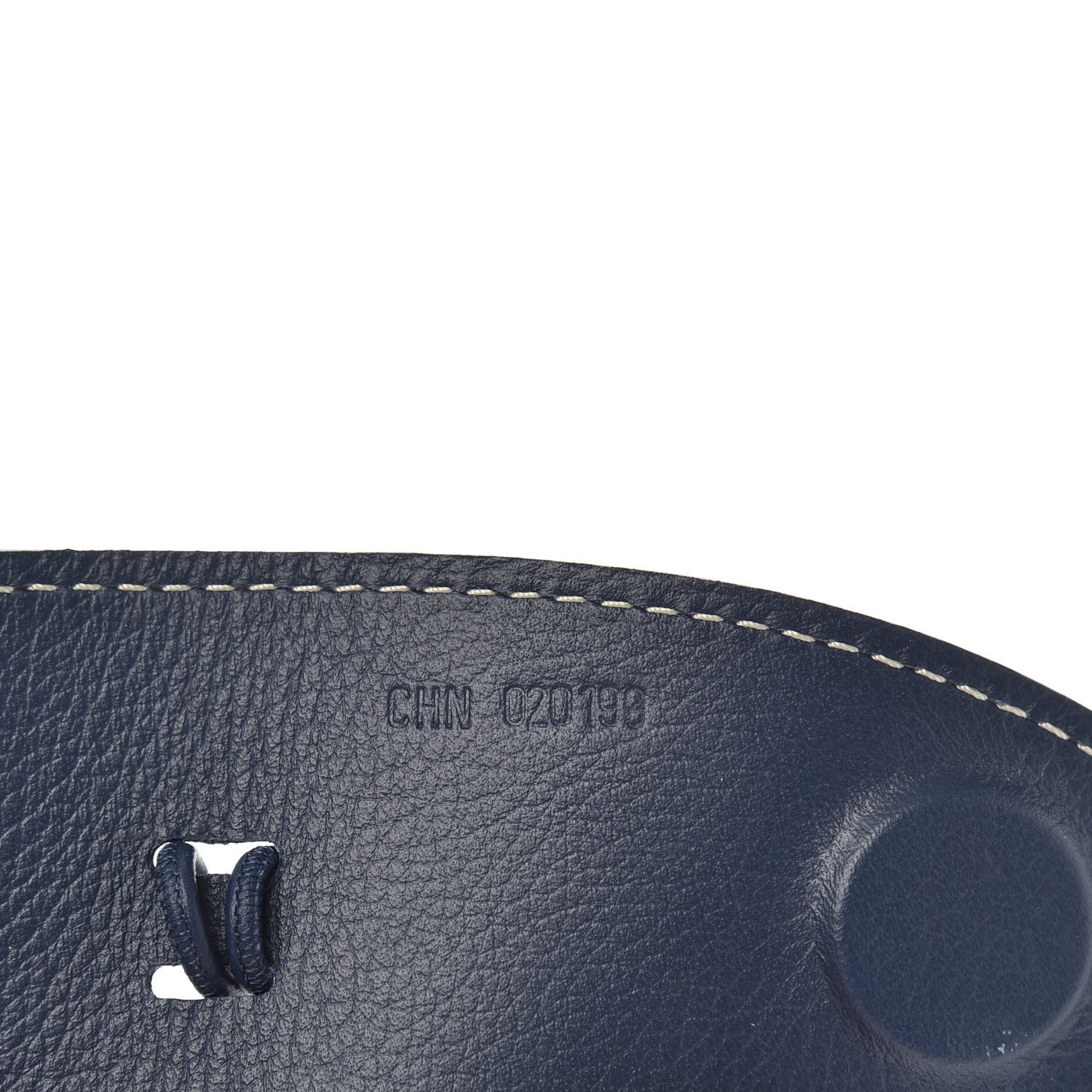 Goyard Calfskin Bag Clip Navy 4 of 5