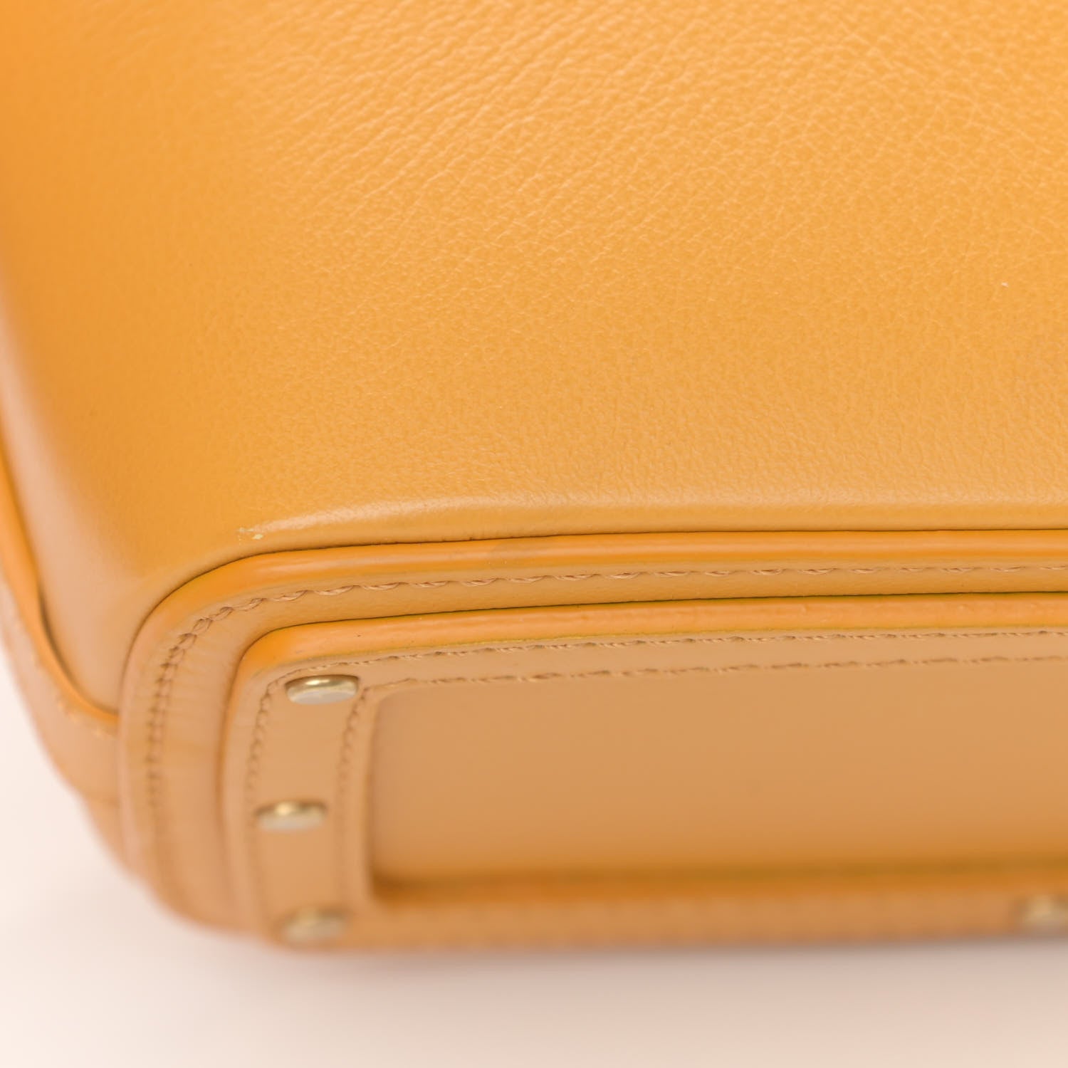 Chloe Smooth Calfskin Mini Roy Bucket Bag Burning Camel 11 of 11