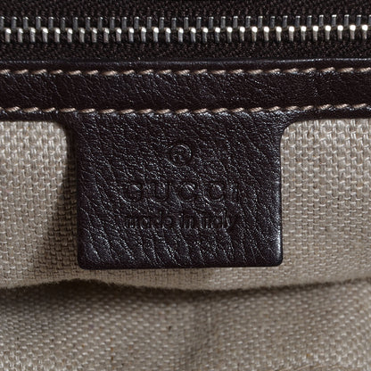 Gucci Monogram Medium Icon Bit Hobo Dark Brown 6 of 9