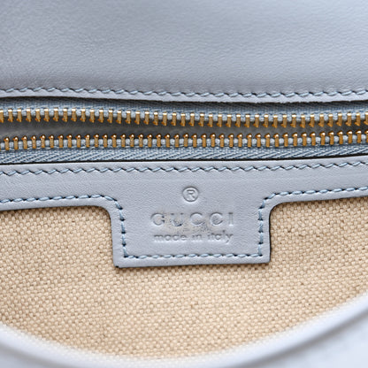 Gucci Roxy Calfskin Medium Blondie Top Handle Bag Cloudy Blue 6 of 10
