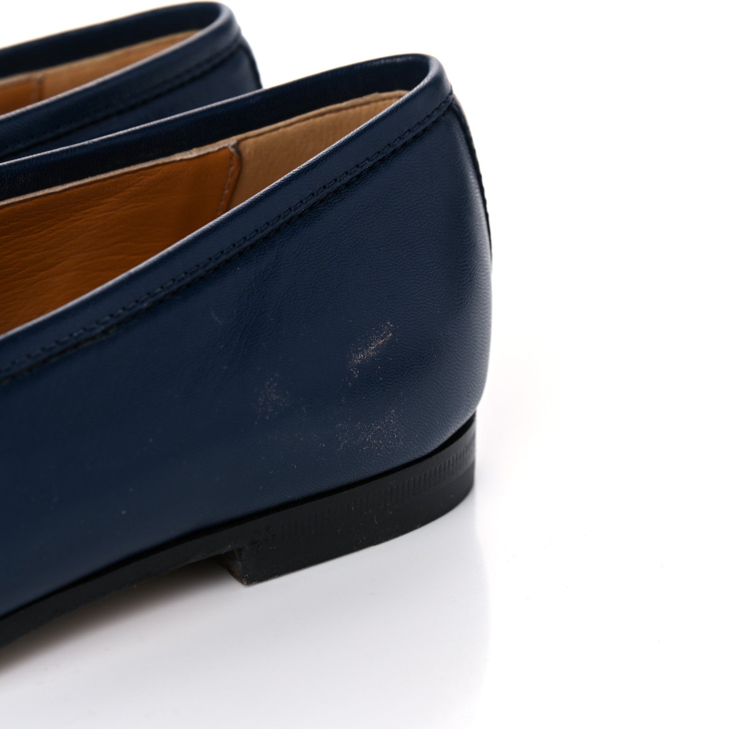 Gucci Malaga Kid Womens Jordaan Loafers 36.5 Blue Agata 10 of 13