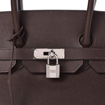 Hermes Epsom Birkin 35 Chocolate 31 of 38
