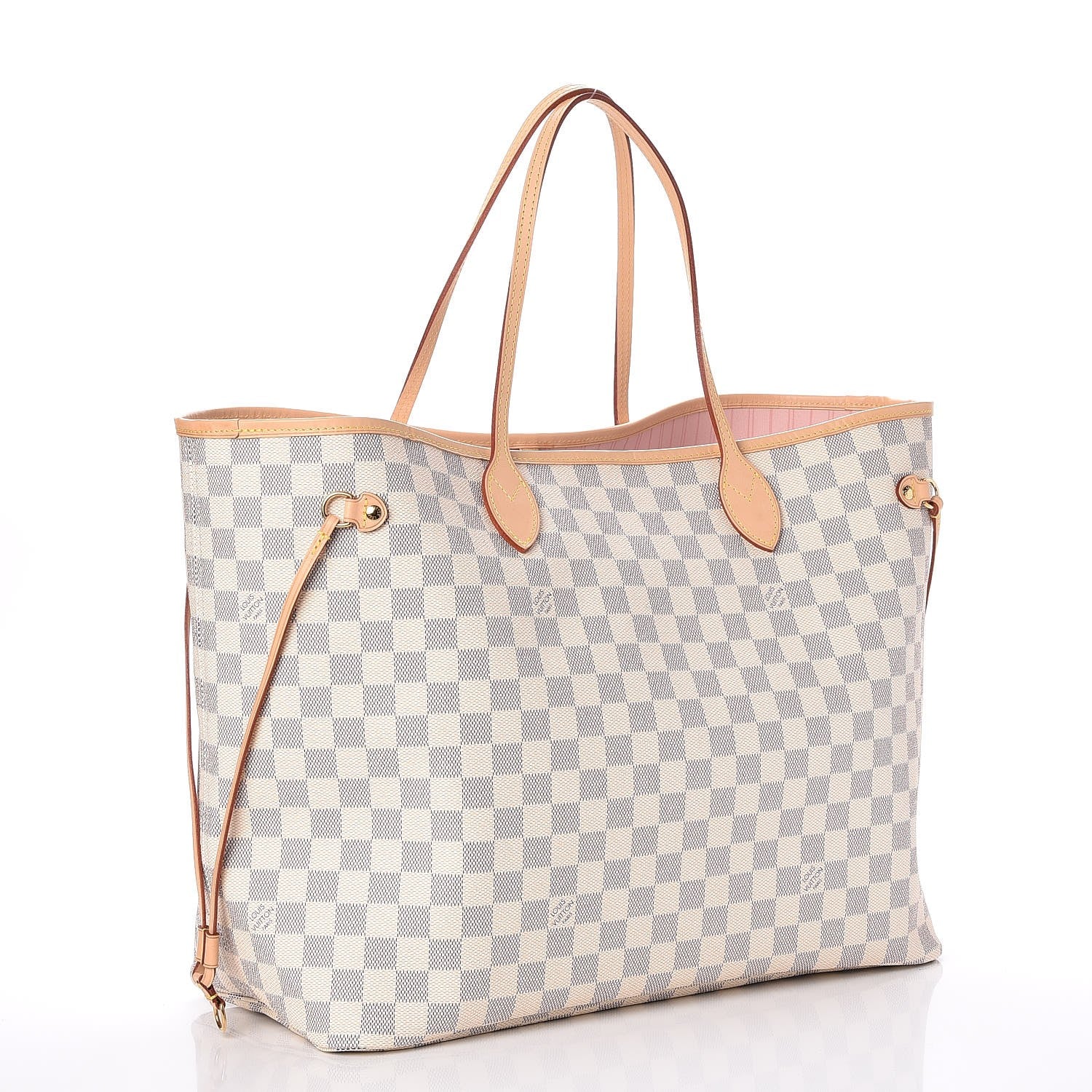 Louis Vuitton Damier Azur Neo Neverfull GM Rose Ballerine 3 of 8