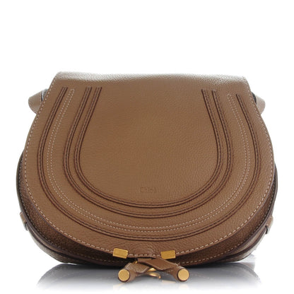 Chloe Grained Calfskin Medium Marcie Saddle Bag Seed 1 of 9