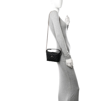 Chanel Caviar Quilted Hobo Black 2 of 11