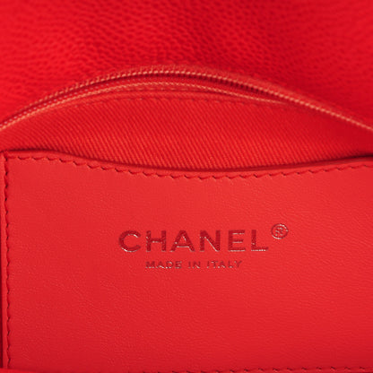 Chanel Caviar Quilted Medium Just Mademoiselle Coral 6 of 7