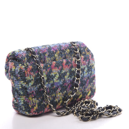 Chanel Knit Mini Rectangular Flap Multicolor 3 of 11