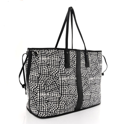 MCM Visetos Large Liz Reversible Shopper Tote Black 6 of 16