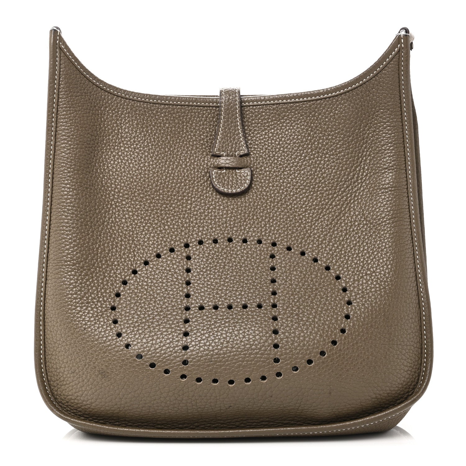 Hermes Taurillon Clemence Evelyne III PM Etoupe 1 of 11