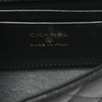 Chanel Caviar Quilted Coco Handle Clutch With Chain Black 6 of 11